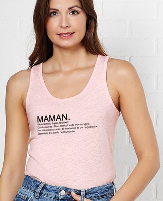 Débardeur femme Maman définition