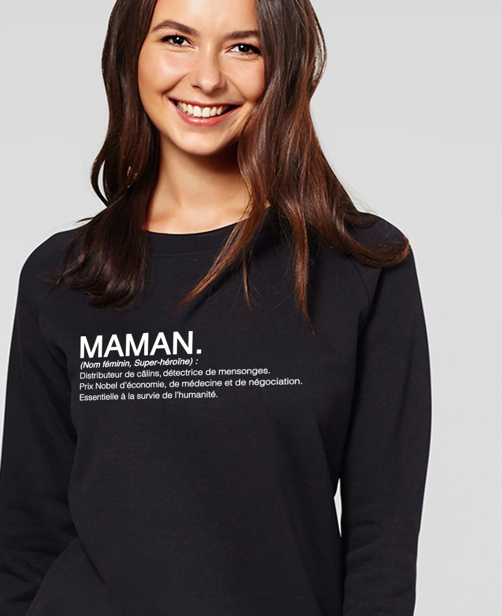 Sweatshirt femme Maman définition