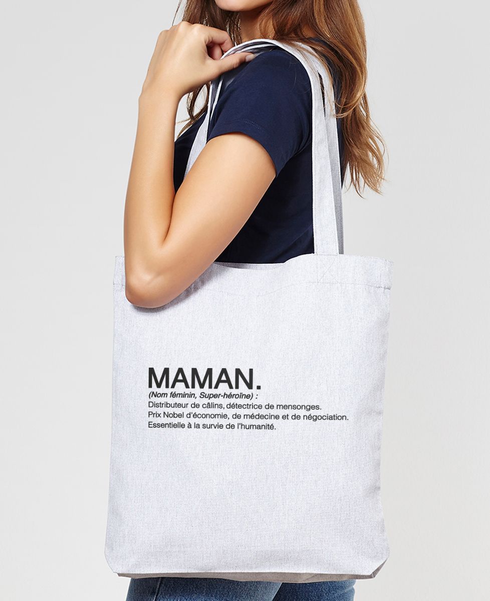 Tote bag Maman définition - Cadeaux Maman, Duo assortis