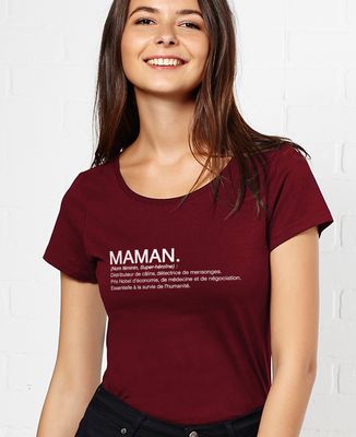 T-Shirt femme Maman définition