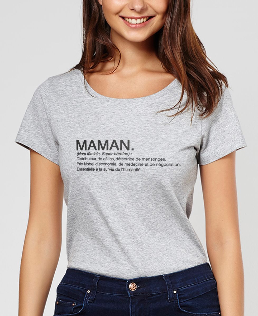 T-Shirt femme Maman définition