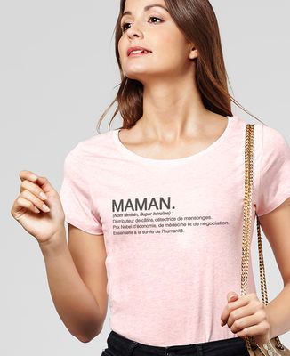 T-Shirt femme Maman définition