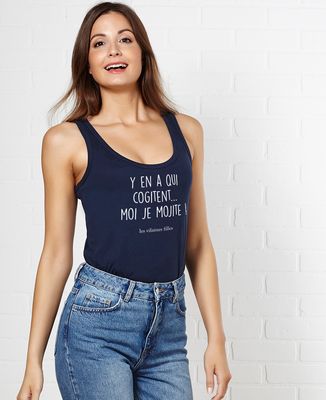 Débardeur femme Y'en a qui cogitent