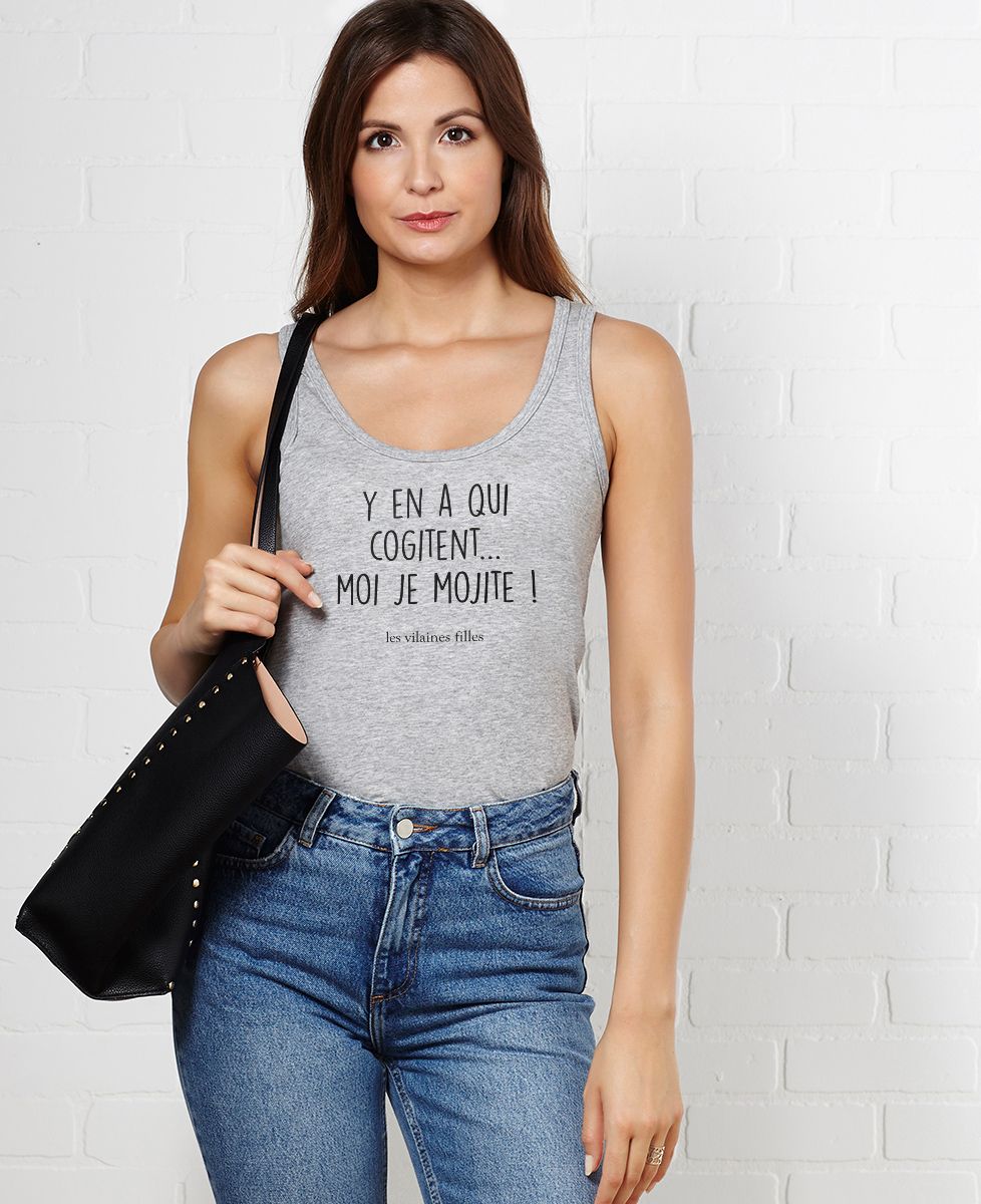 Débardeur femme Y'en a qui cogitent