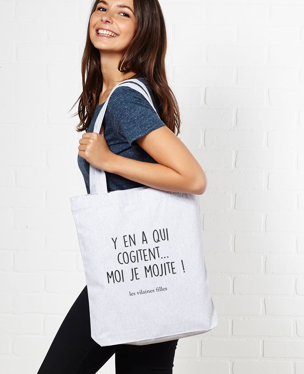 Tote bag Y'en a qui cogitent