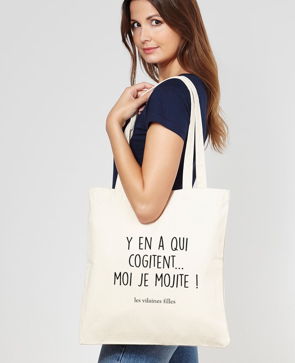 Tote bag Y'en a qui cogitent