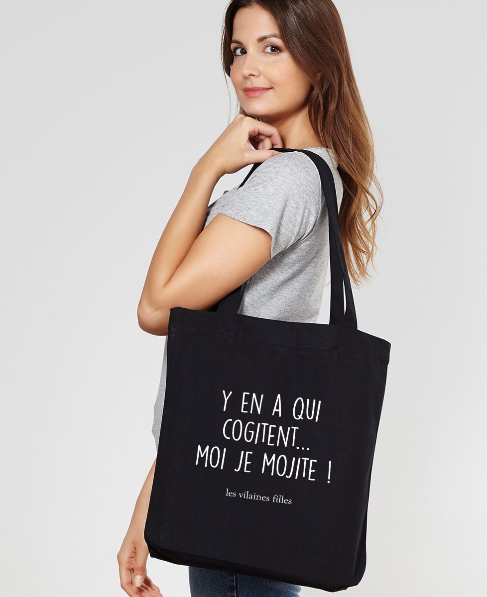 Tote bag Y'en a qui cogitent