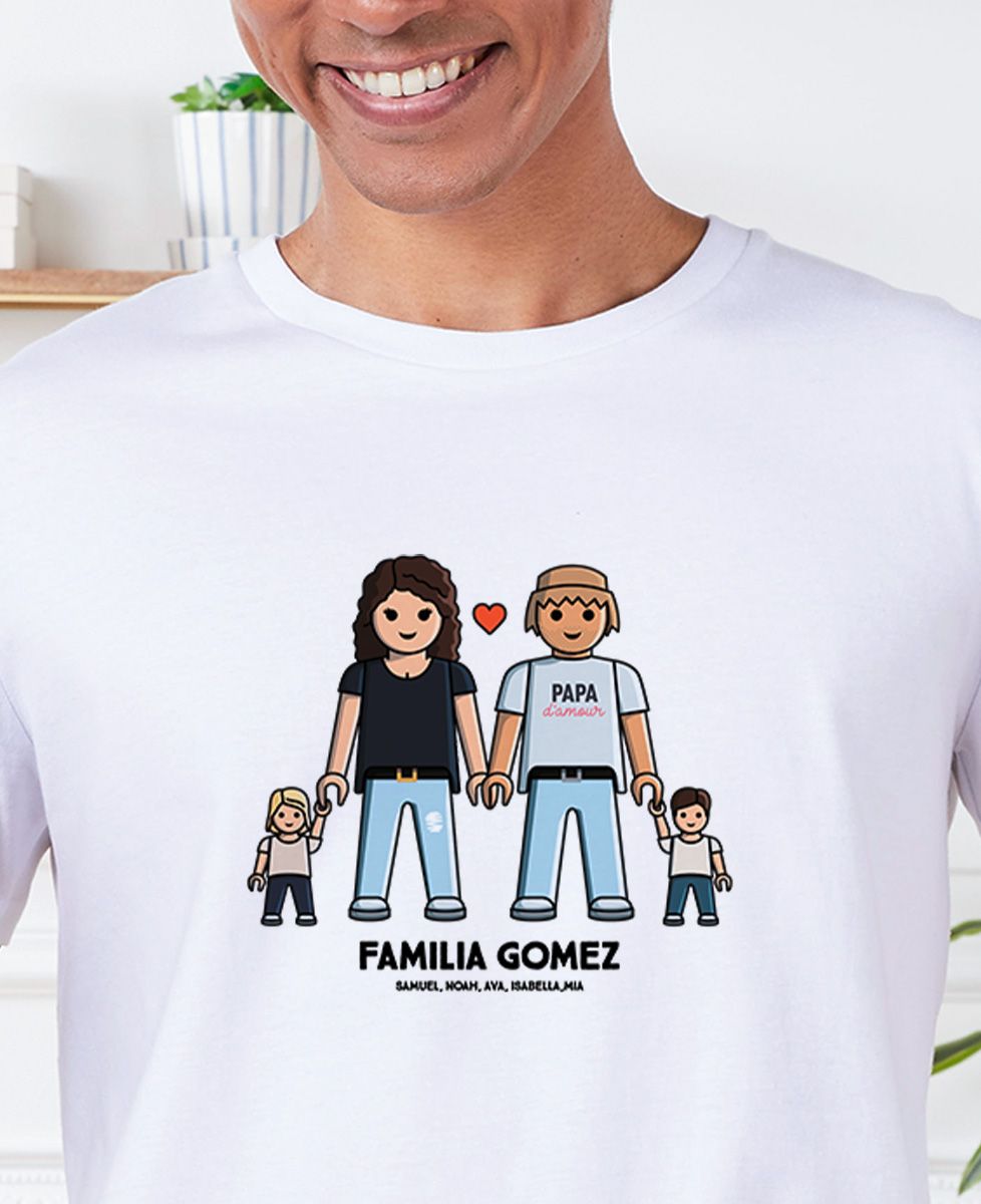 Camiseta de hombre Juguetes de familia personalizada Monsieur TSHIRT