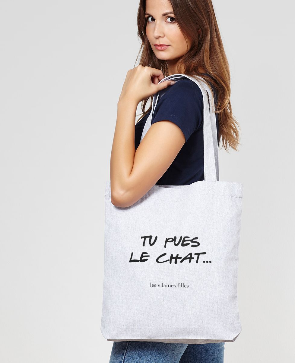 Tote bag Tu pues le chat