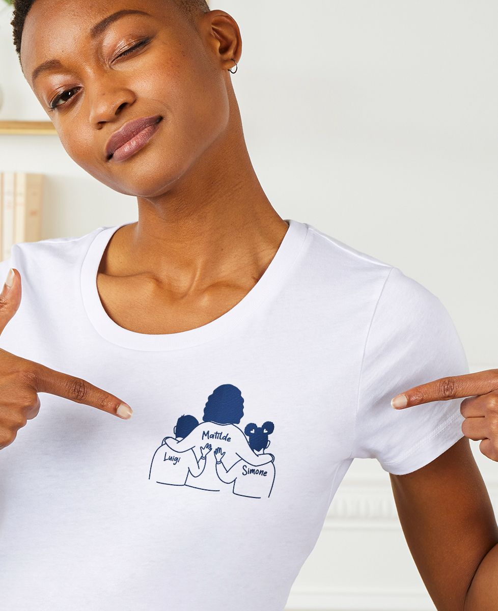 Maglietta Personalizzata Magliette Mamma Papa E Figlia Figlia