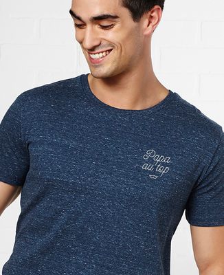 T-Shirt homme Papa au top brodé