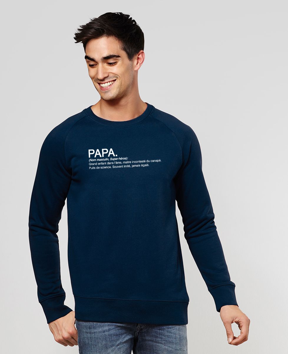 Sweatshirt homme Papa Définition