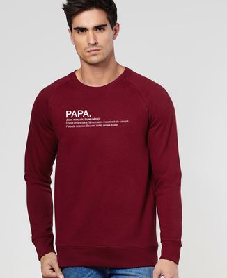 Sweatshirt homme Papa Définition
