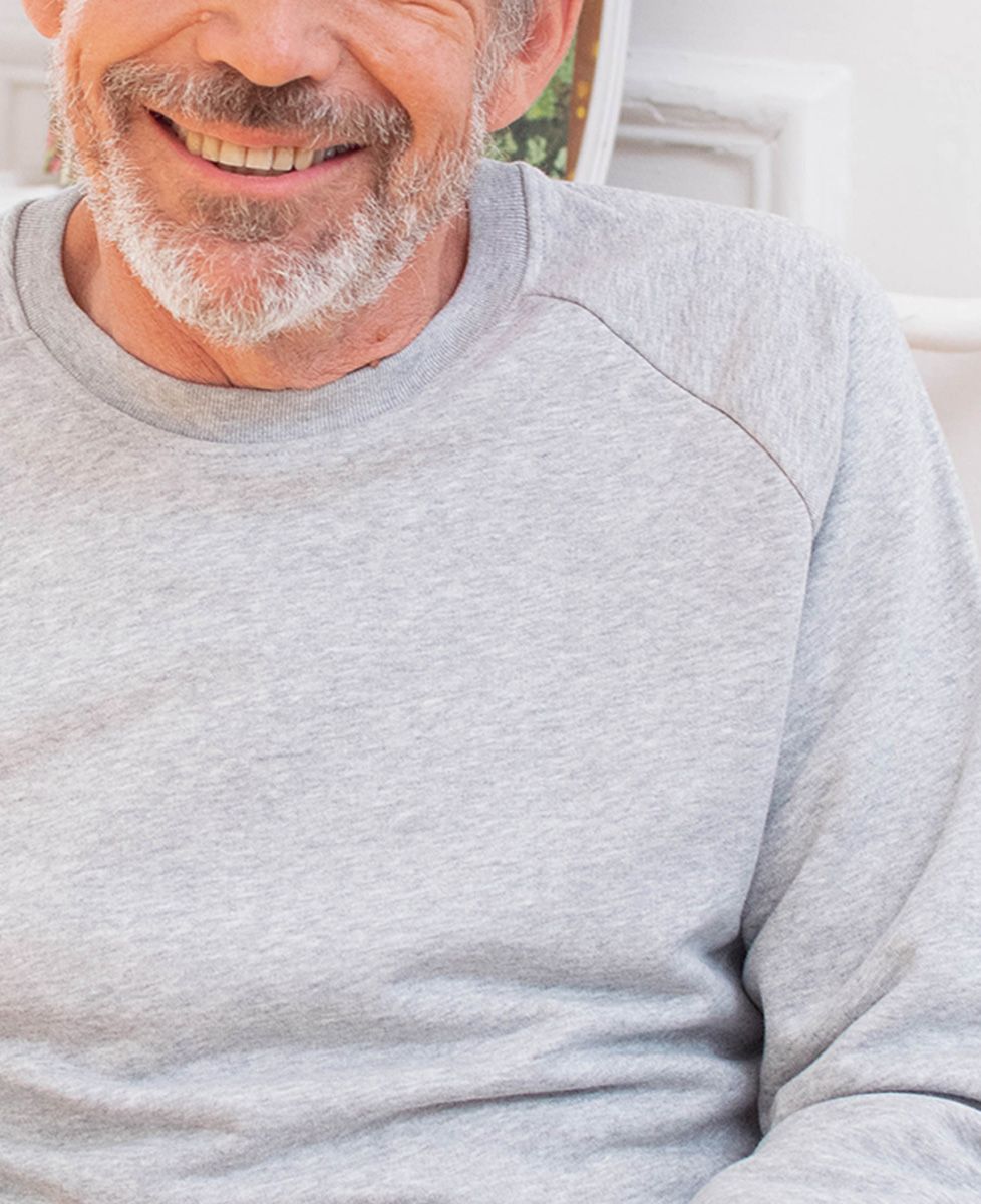 Men's sweatshirt Grandpa bear and his cubs - Papy's gift