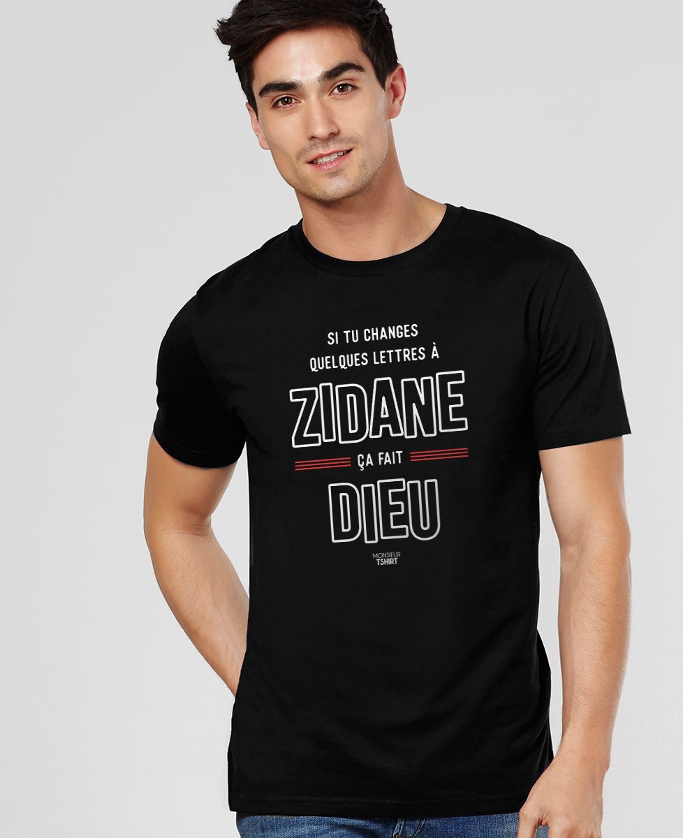 T-shirt homme Zidane (Dieu) - Sport, Football