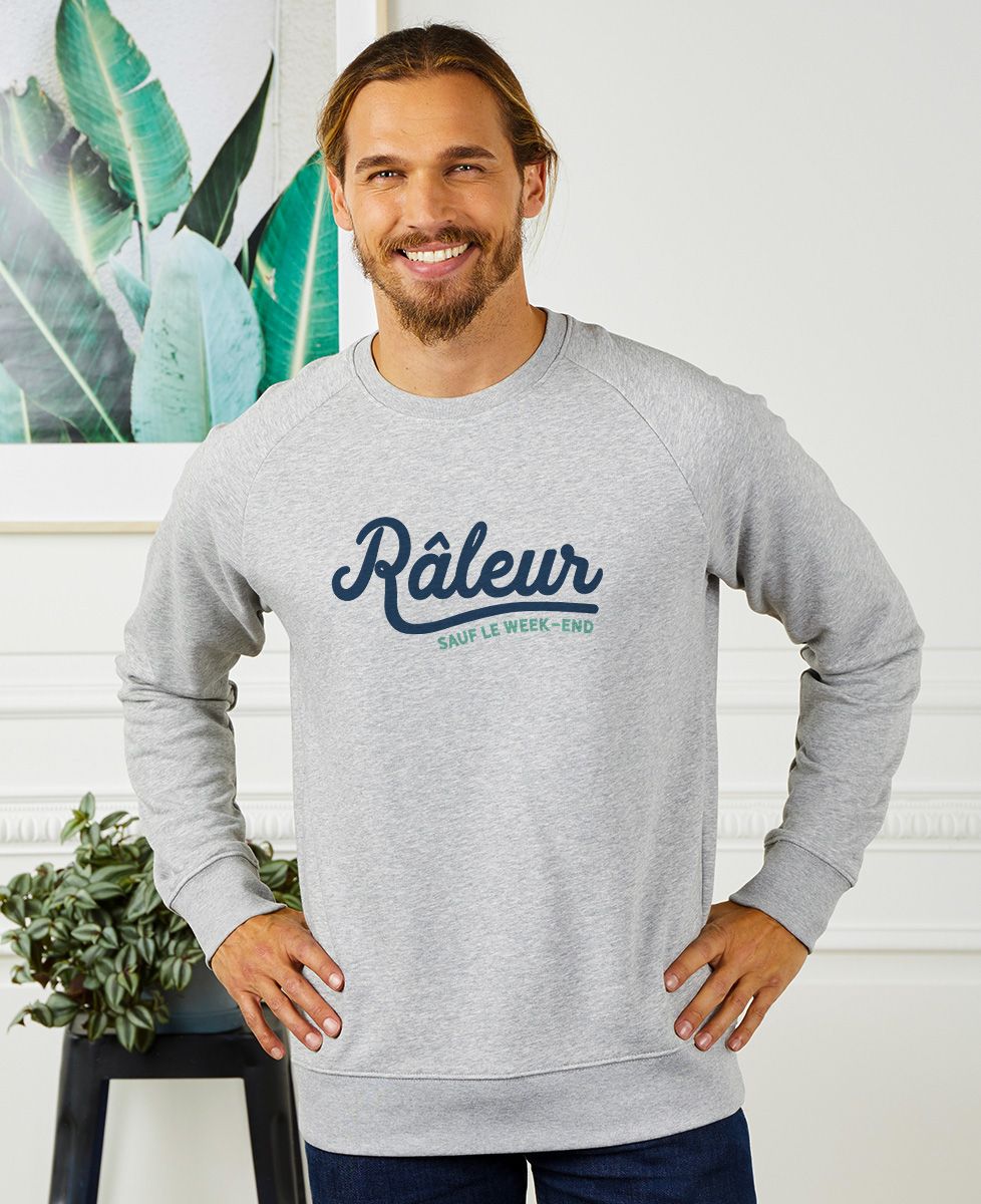 Sweatshirt homme Râleur sauf le weekend