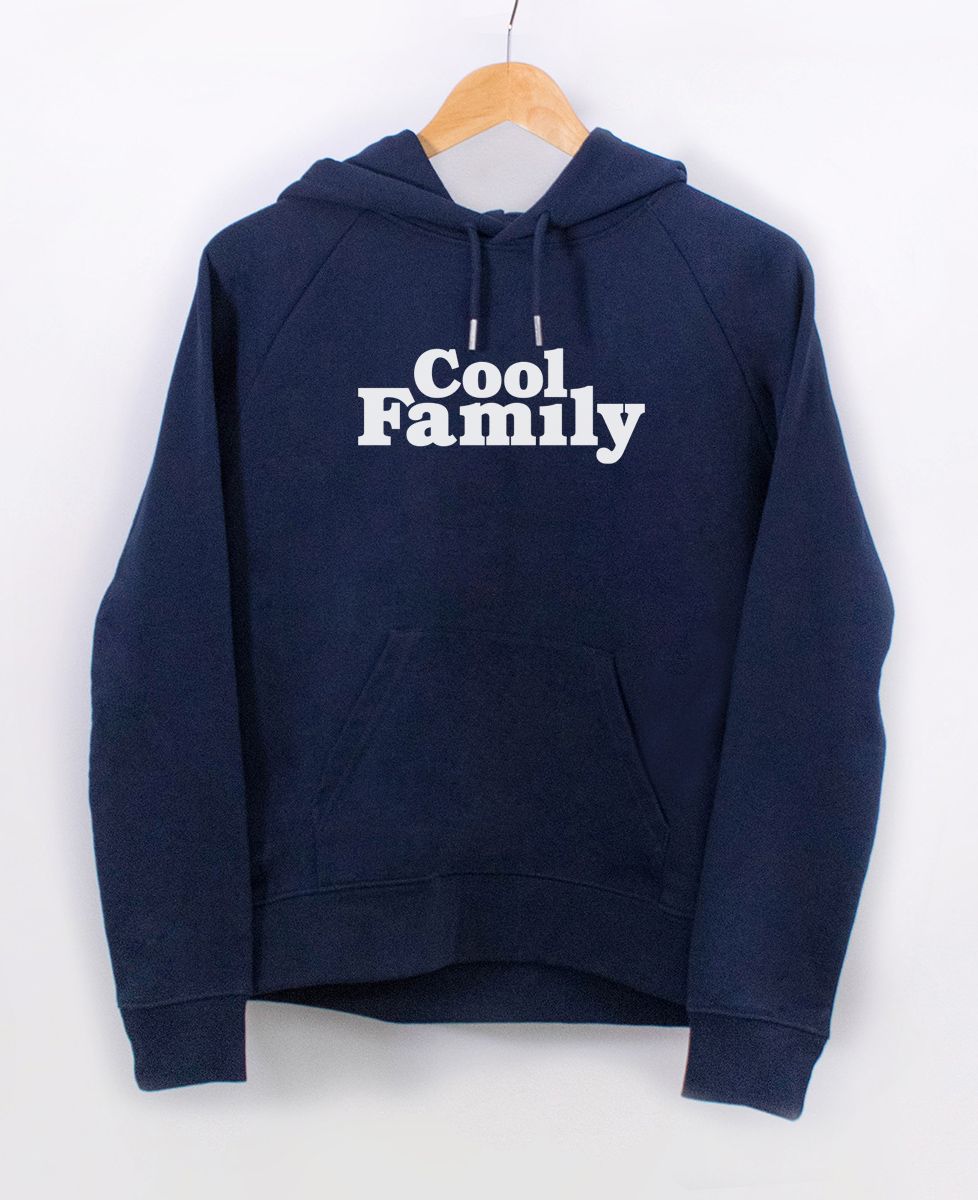 Sudadera con capucha para mujer La familia cool - Regalos para papá, Regalos para mamá