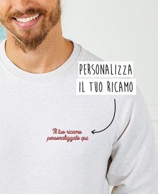 Acquista Versace Jeans Couture Felpa girocollo con logo ricamato su