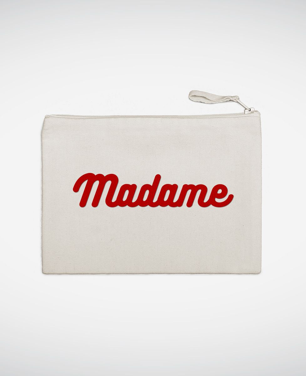 Pochette Madame (effet velours) - Cadeaux Couple, Mariage