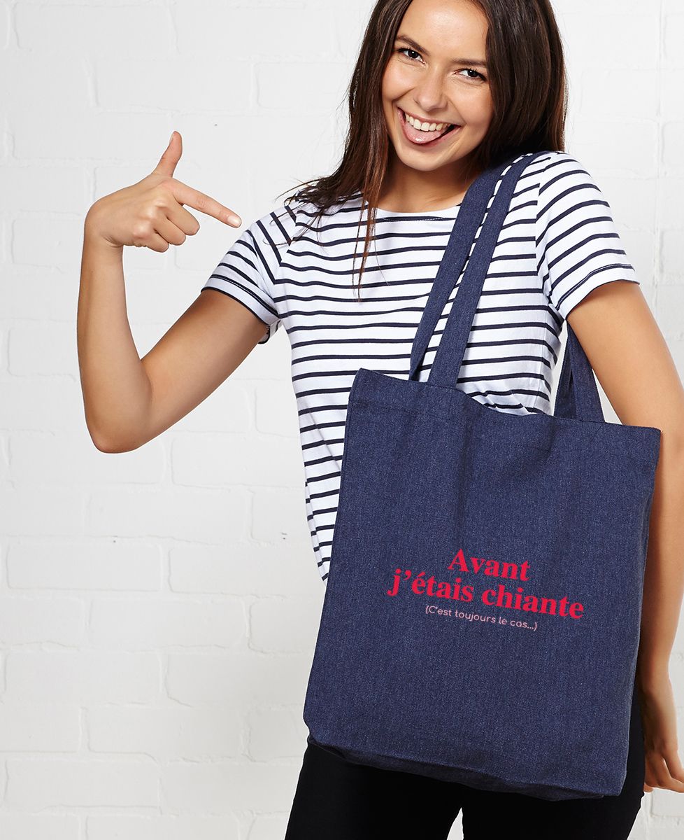 Tote bag Avant j'étais chiante