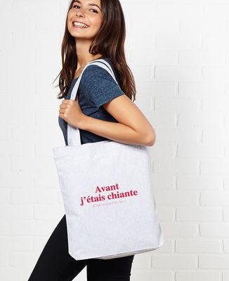 Tote bag Avant j'étais chiante