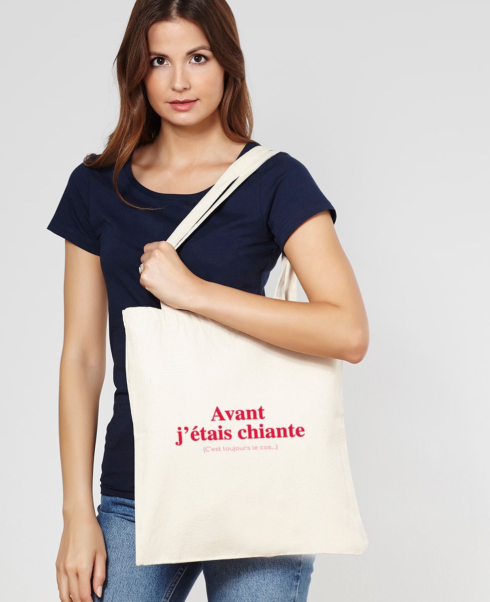 Tote bag Avant j'étais chiante