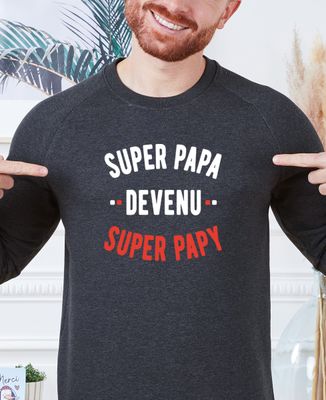 T-shirt Super Papy - Cadeau Drôle Et Original Pour Grand-père - 7