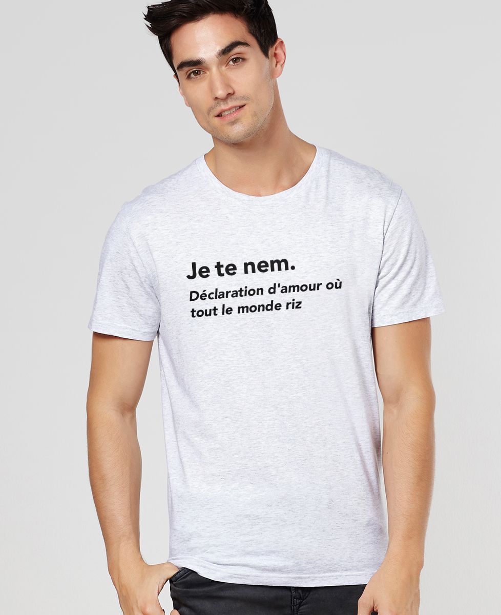 T-Shirt homme Je te nem