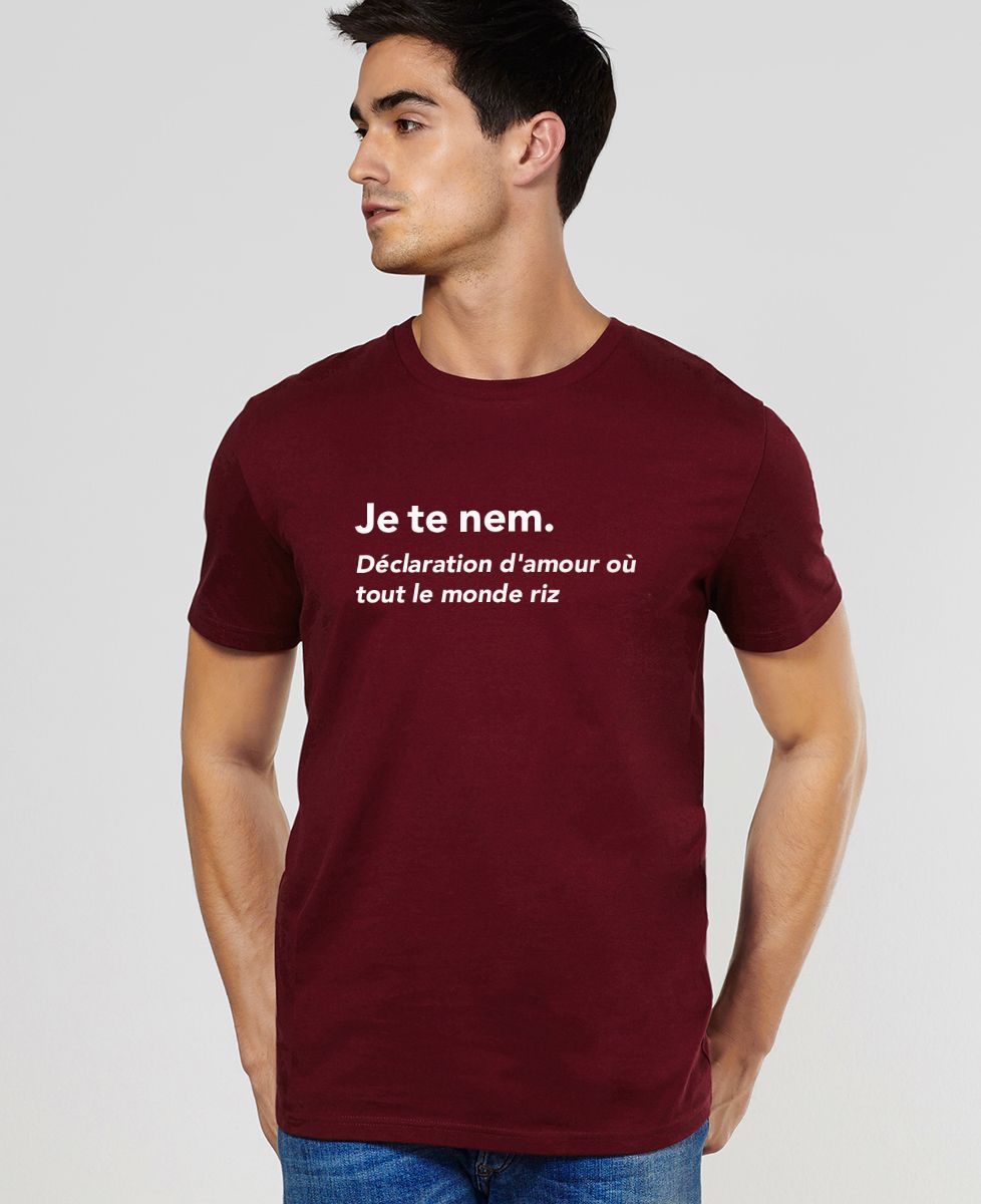 T-Shirt homme Je te nem