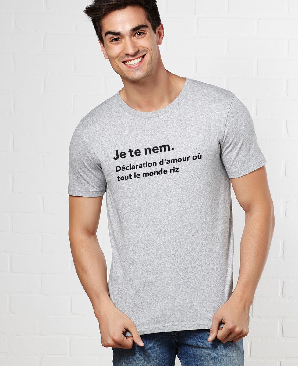 T-Shirt homme Je te nem