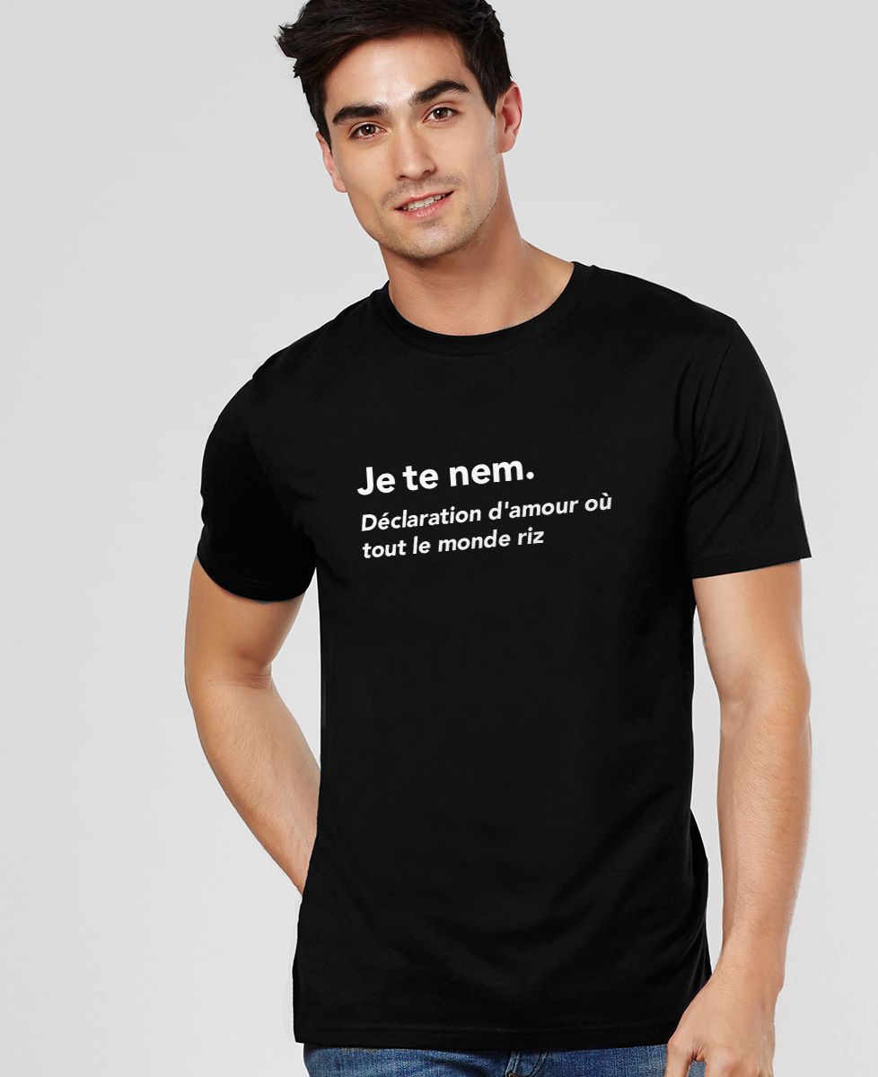 T-Shirt homme Je te nem