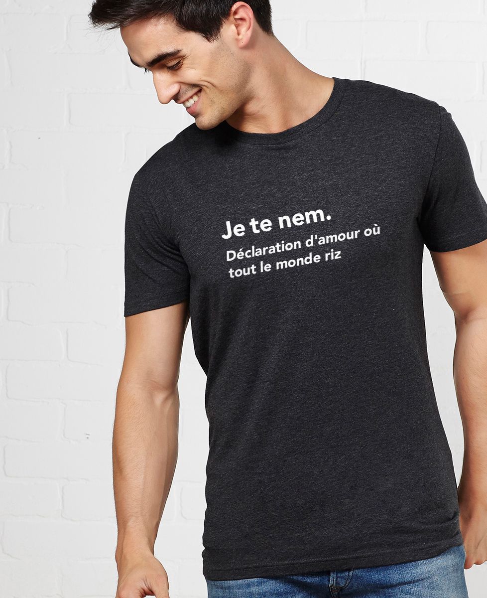 T-Shirt homme Je te nem