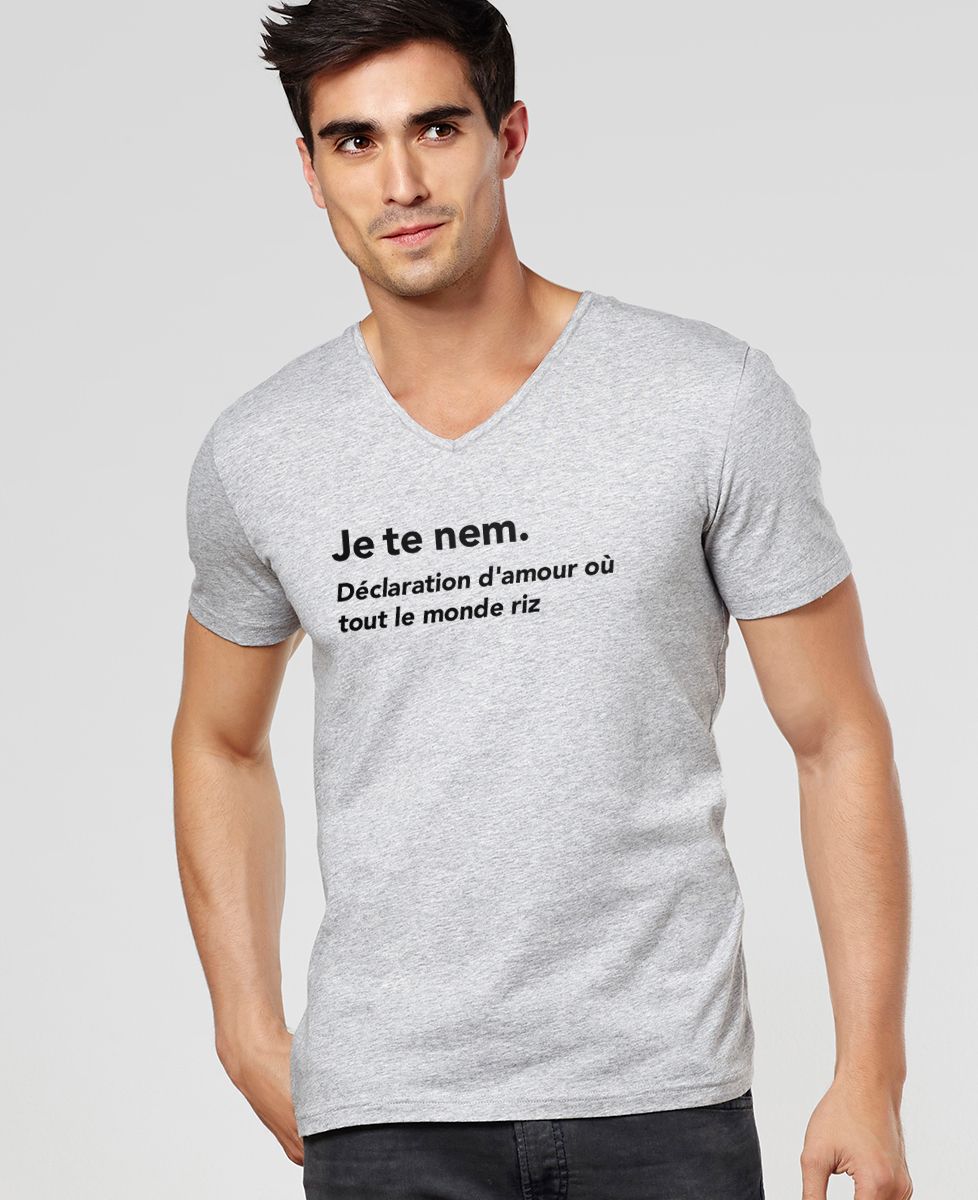 T-Shirt homme Je te nem