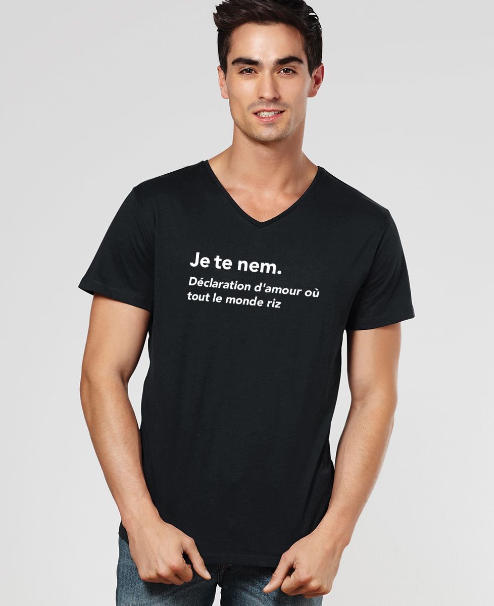 T-Shirt homme Je te nem