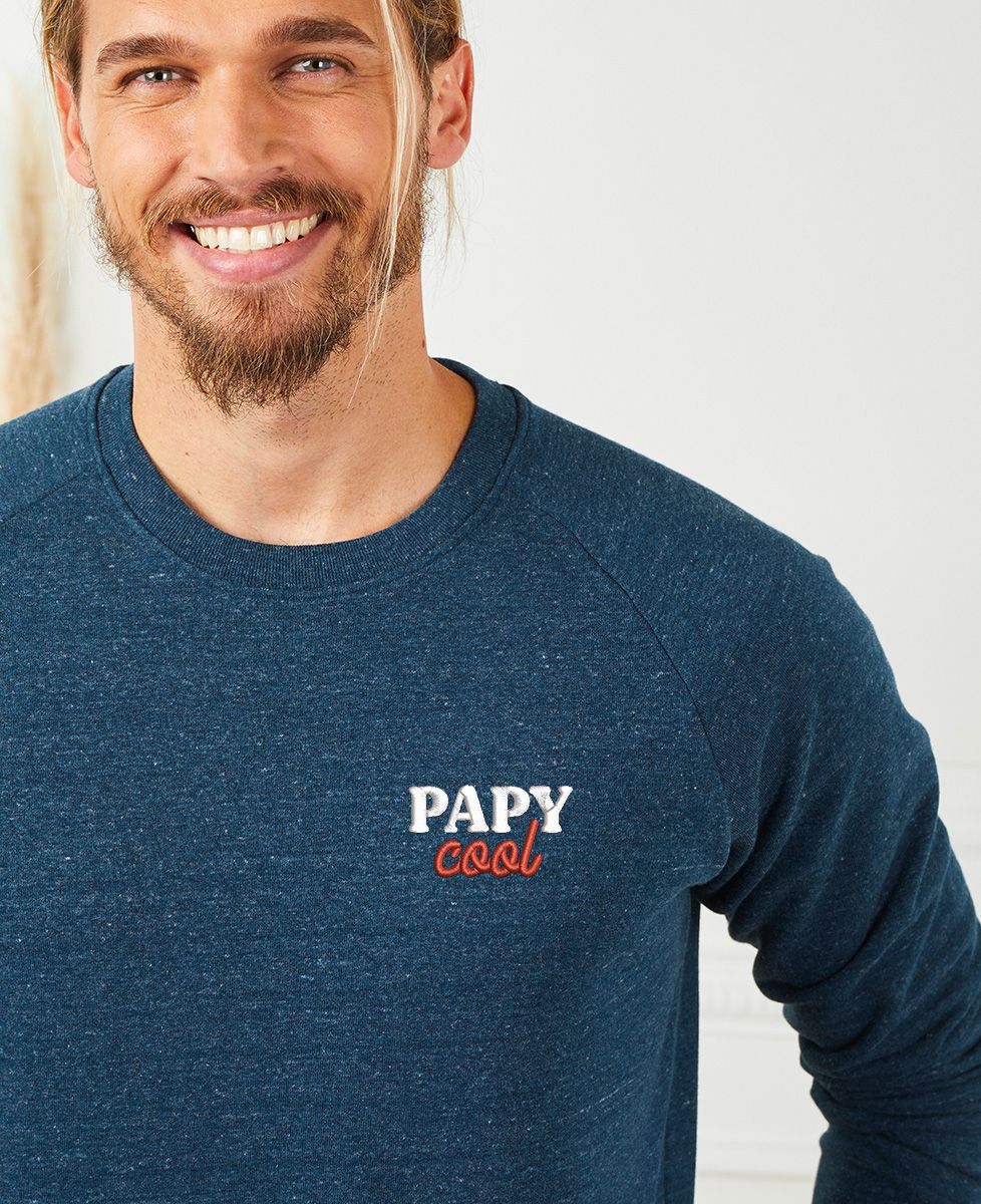Casquette Papy Cool - Marron Avec Broderie, Idée Cadeau Tendance Pour Grand-père, Taille Unique