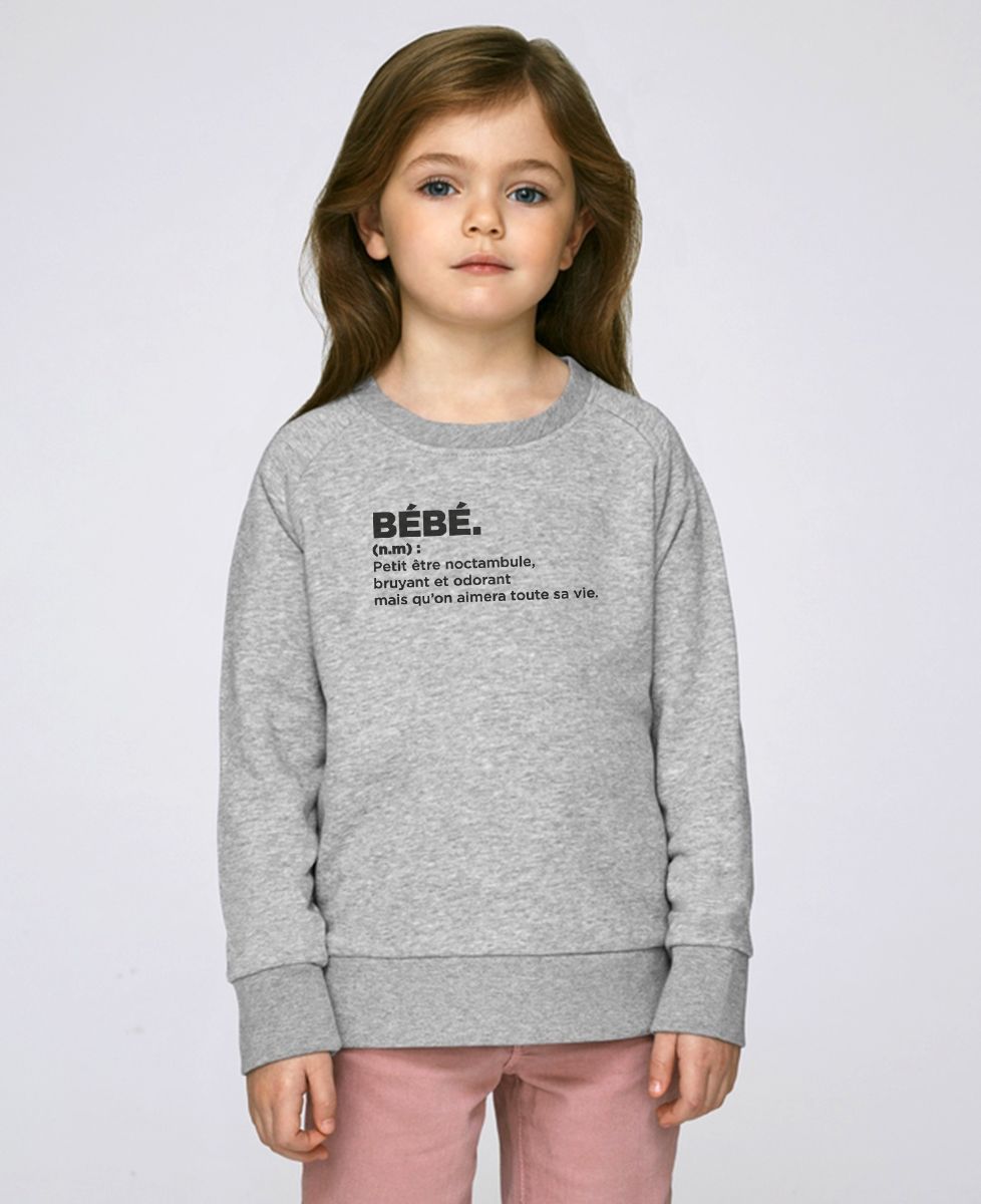 Sweatshirt enfant Bébé définition