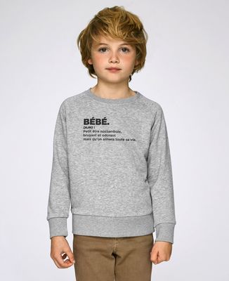 Sweatshirt enfant Bébé définition