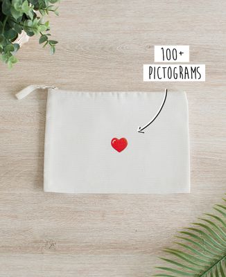Pouch Custom embroidered avatar - Sport, Gifts for Dad, Mom's gifts, Soccer, Bachelor/Bachelorette party & Wedding, Couple gifts, EVJF