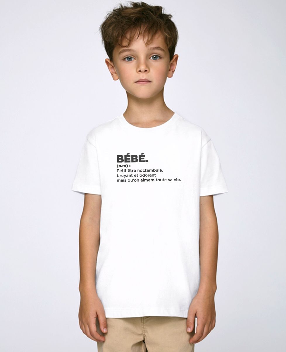T Shirt Enfant Bebe Monsieur Tshirt