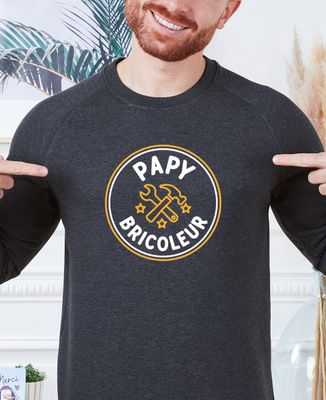 Sweatshirt "Papy, Mon Super-Héros" - Cadeau Humoristique Pour Grand-Père - Fête Des Pères/Anniversaire