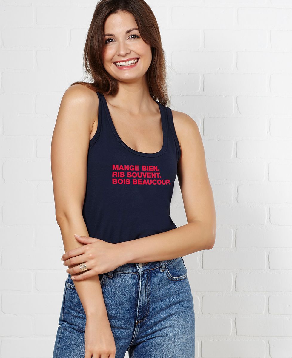 Débardeur femme Mange ris bois