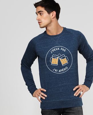 Sweatshirt homme J'peux pas j'ai apéro