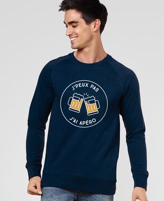 Sweatshirt homme J'peux pas j'ai apéro