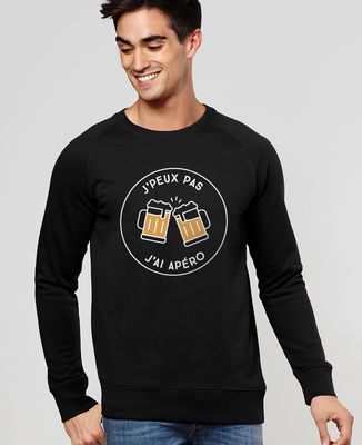Sweatshirt homme J'peux pas j'ai apéro