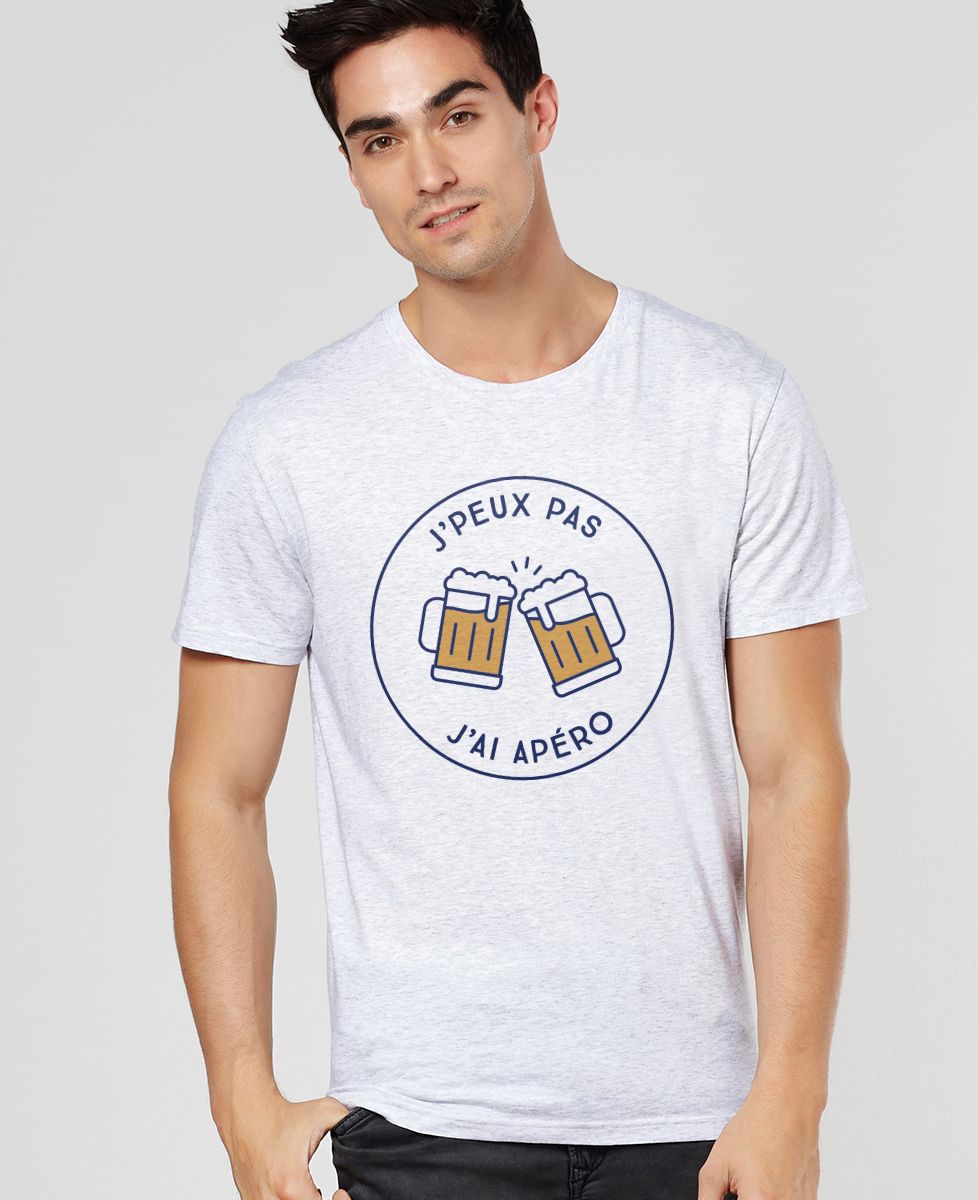 T-shirt homme J'peux pas j'ai apéro - Apéro