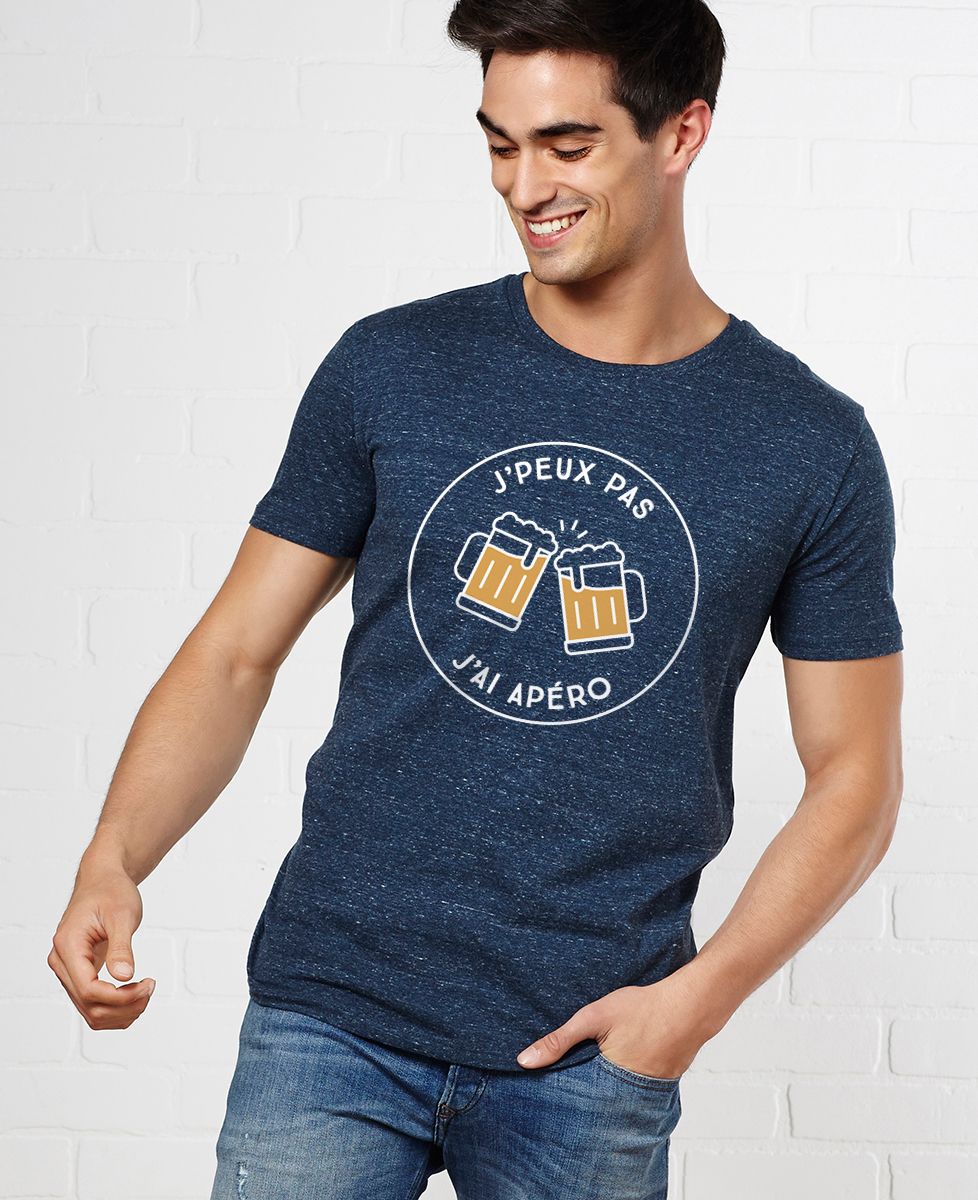 T-Shirt homme J'peux pas j'ai apéro