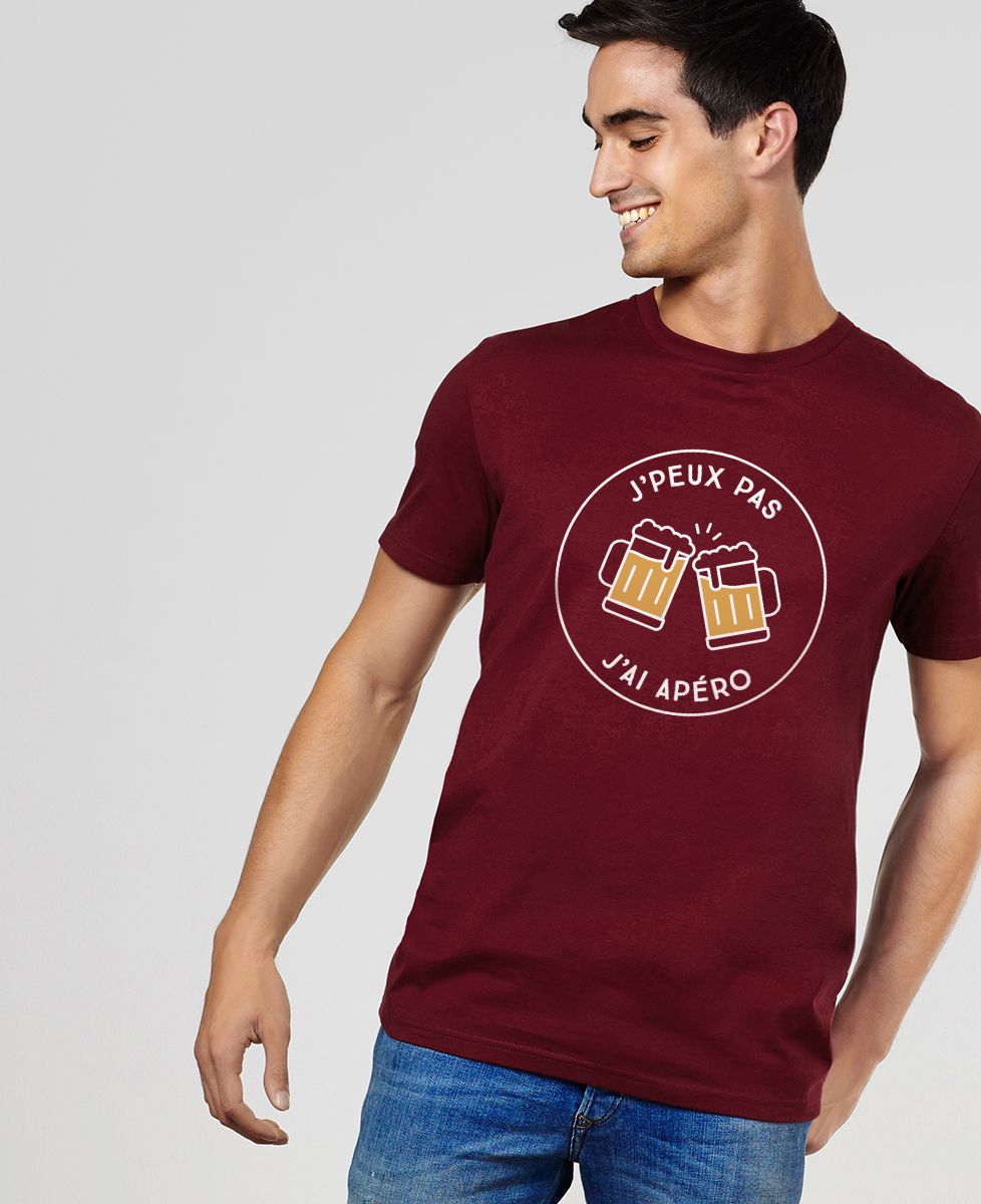 T-Shirt homme J'peux pas j'ai apéro
