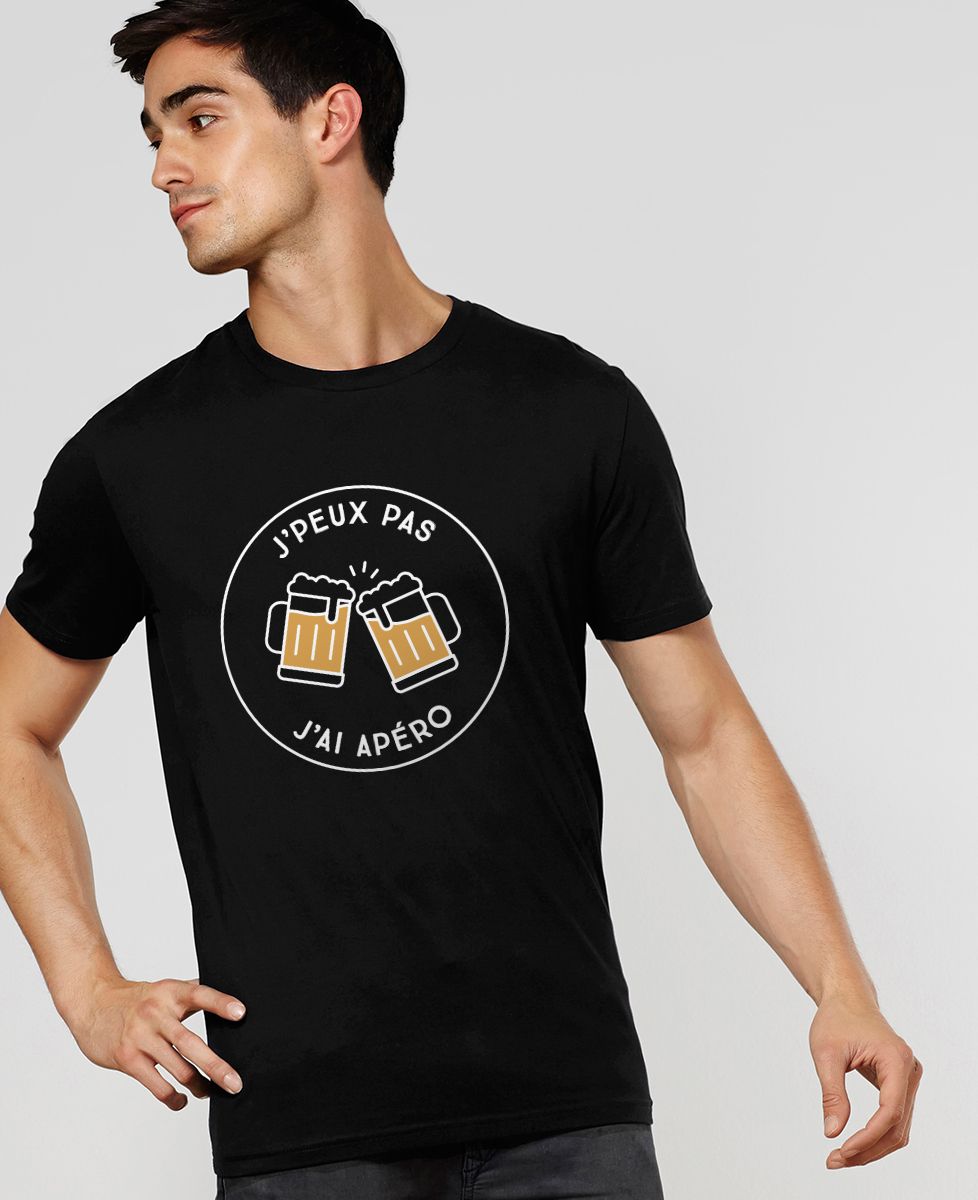 T-Shirt homme J'peux pas j'ai apéro