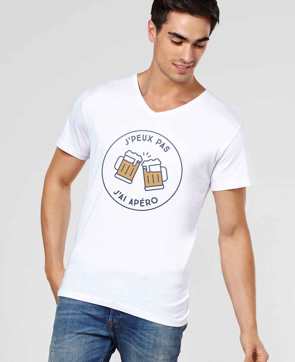 T-Shirt homme J'peux pas j'ai apéro