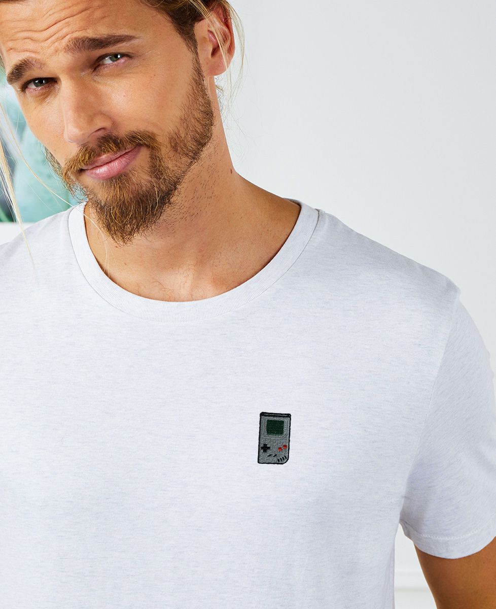 Heren-T-shirt Vintage draagbare console - Nerds & videospelletjes
